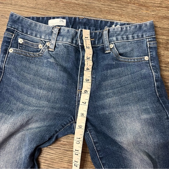 GAP 1969 perfect boot jeans Med Wash 25s - Picture 5 of 8